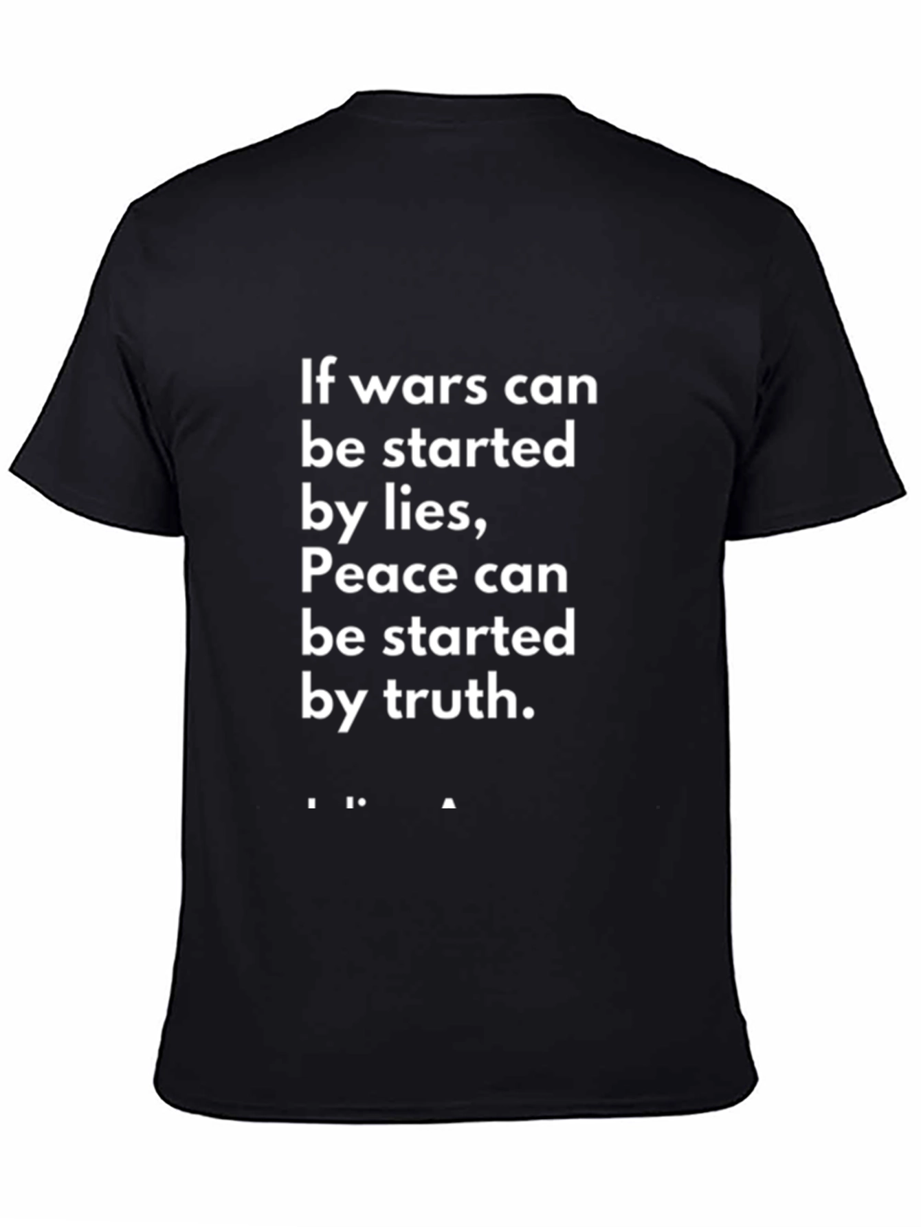 Peace & Truth T-Shirt - Mens Black Graphic Tee