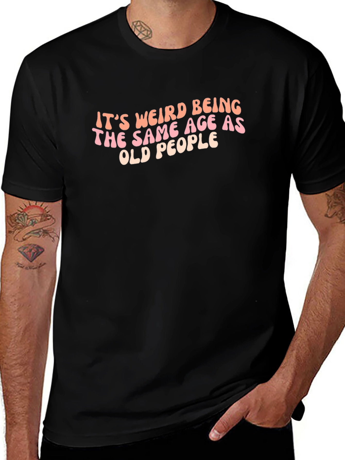 Funny Old People Graphic Tee