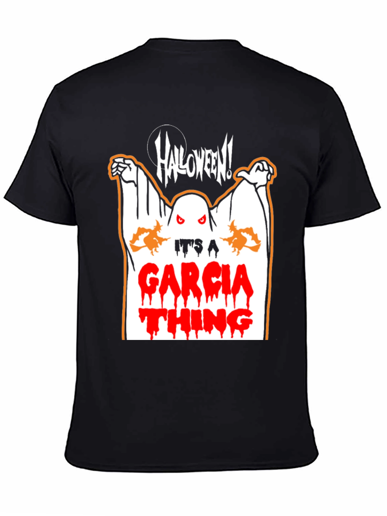 Halloween Garcia Family Ghost T-Shirt