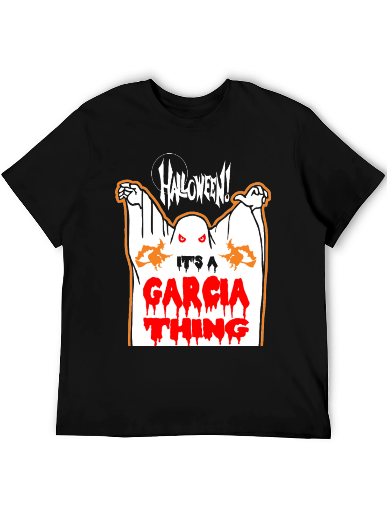Halloween Garcia Family Ghost T-Shirt