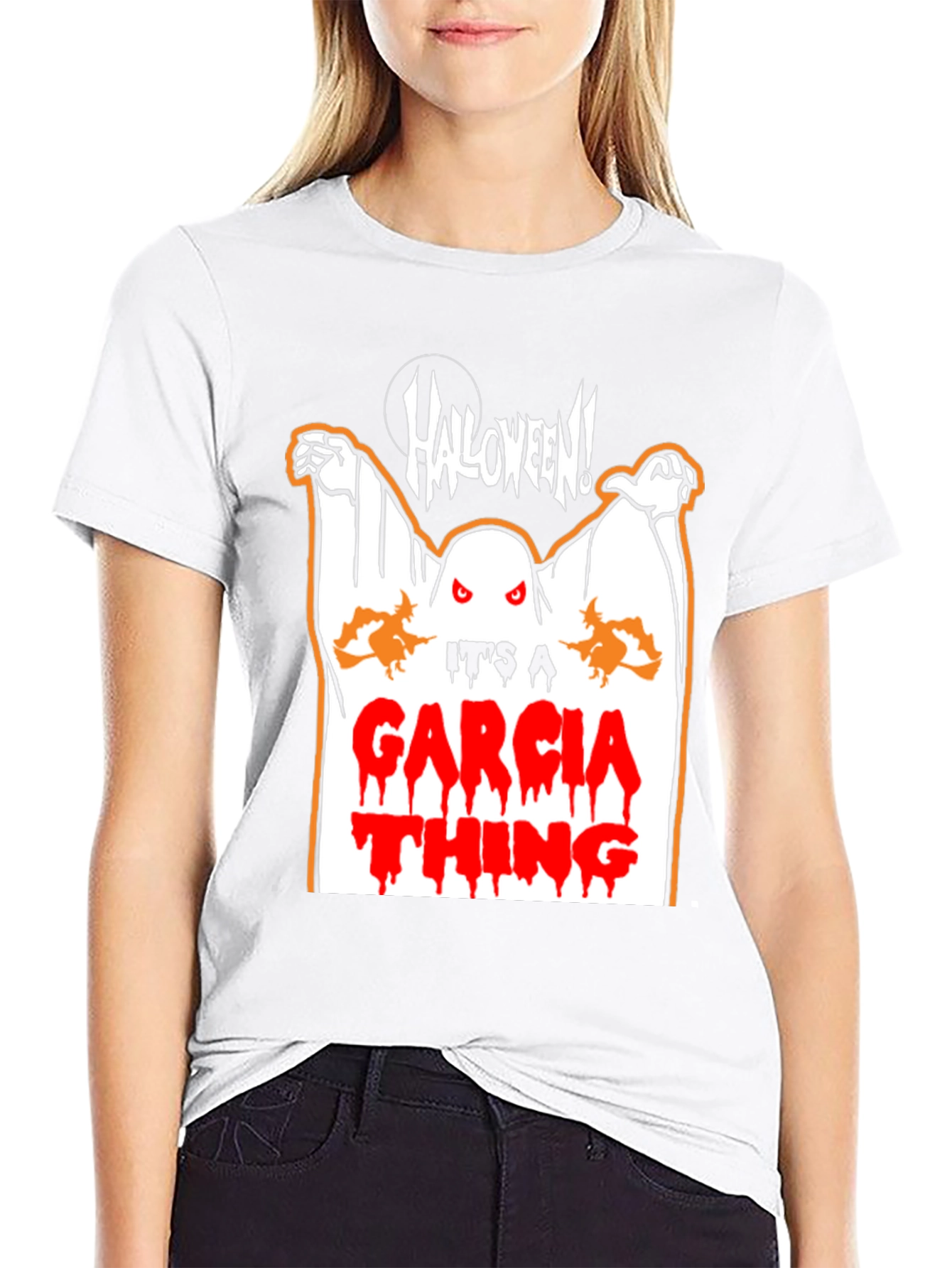Halloween Garcia Family Ghost T-Shirt