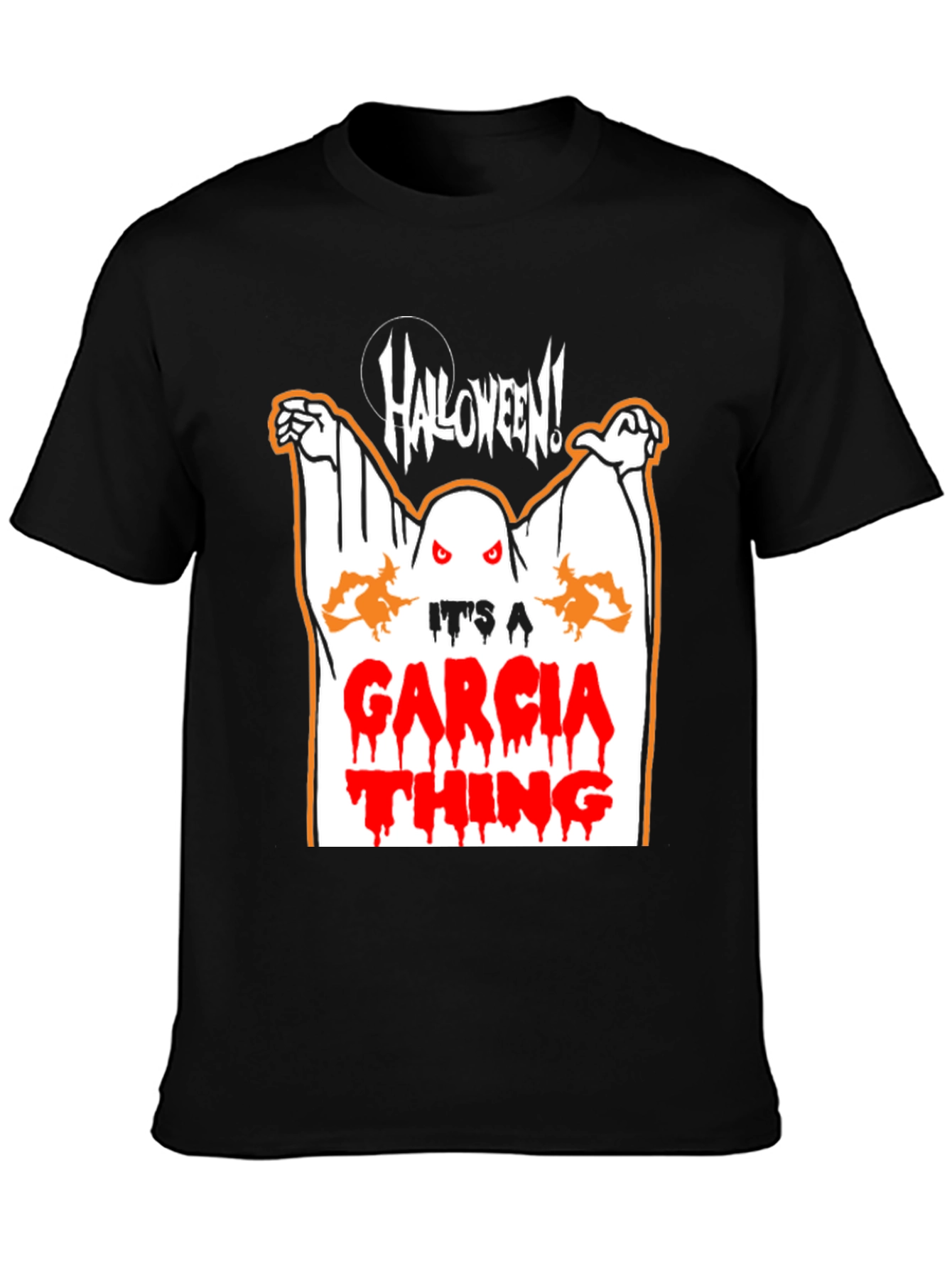 Halloween Garcia Family Ghost T-Shirt