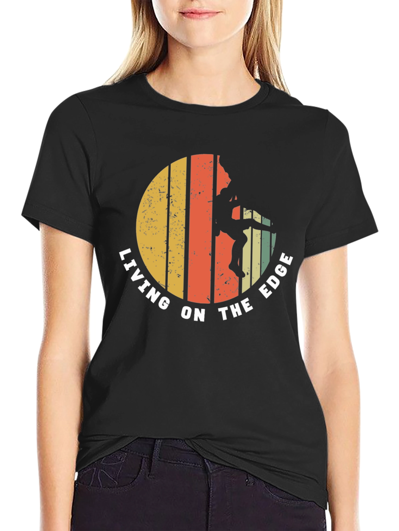 Living on the Edge Climbing T-Shirt