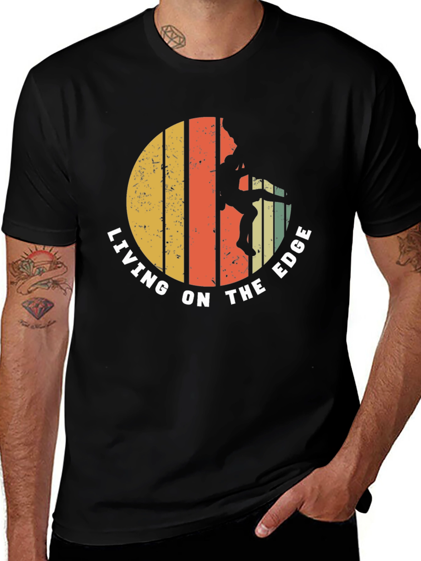 Living on the Edge Climbing T-Shirt