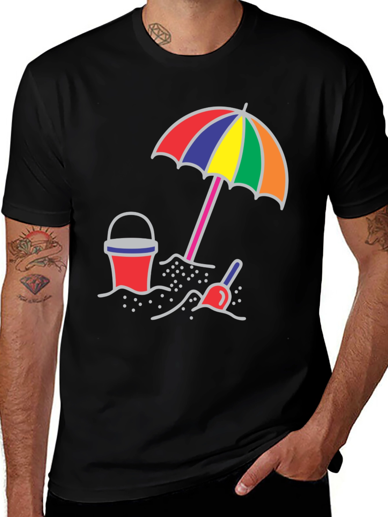 Beach Day Graphic T-Shirt - Summer Fun