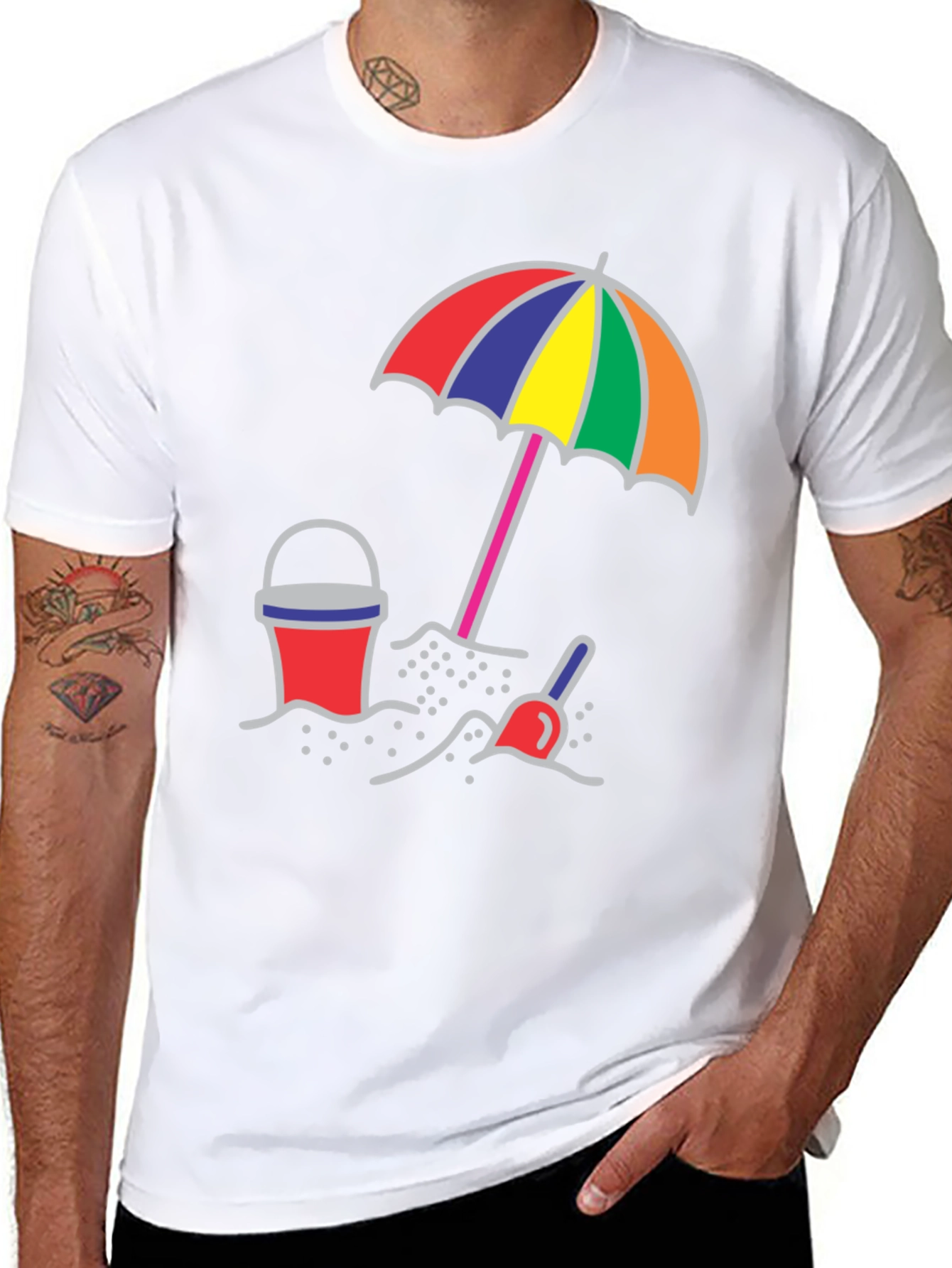 Beach Day Graphic T-Shirt - Summer Fun
