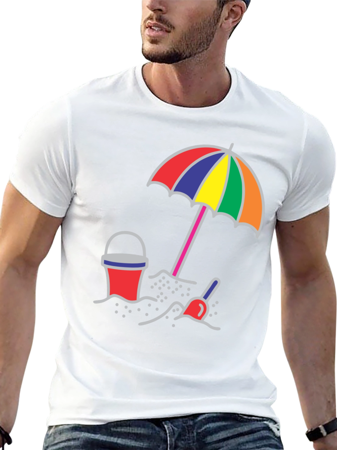 Beach Day Graphic T-Shirt - Summer Fun