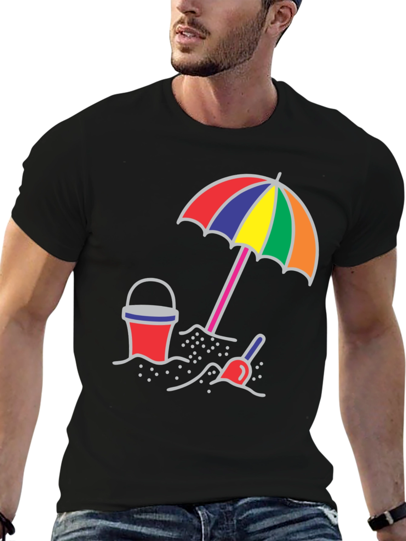 Beach Day Graphic T-Shirt - Summer Fun