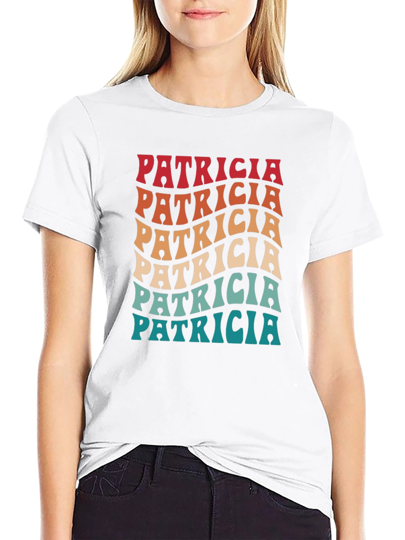 Retro Patricia Personalized Name T-Shirt