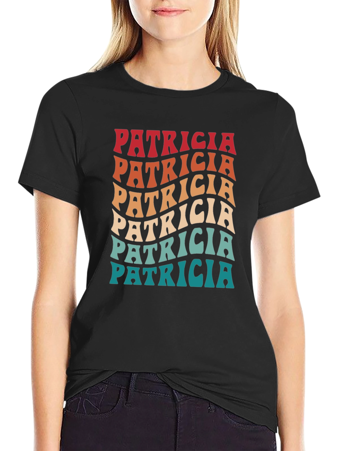 Retro Patricia Personalized Name T-Shirt