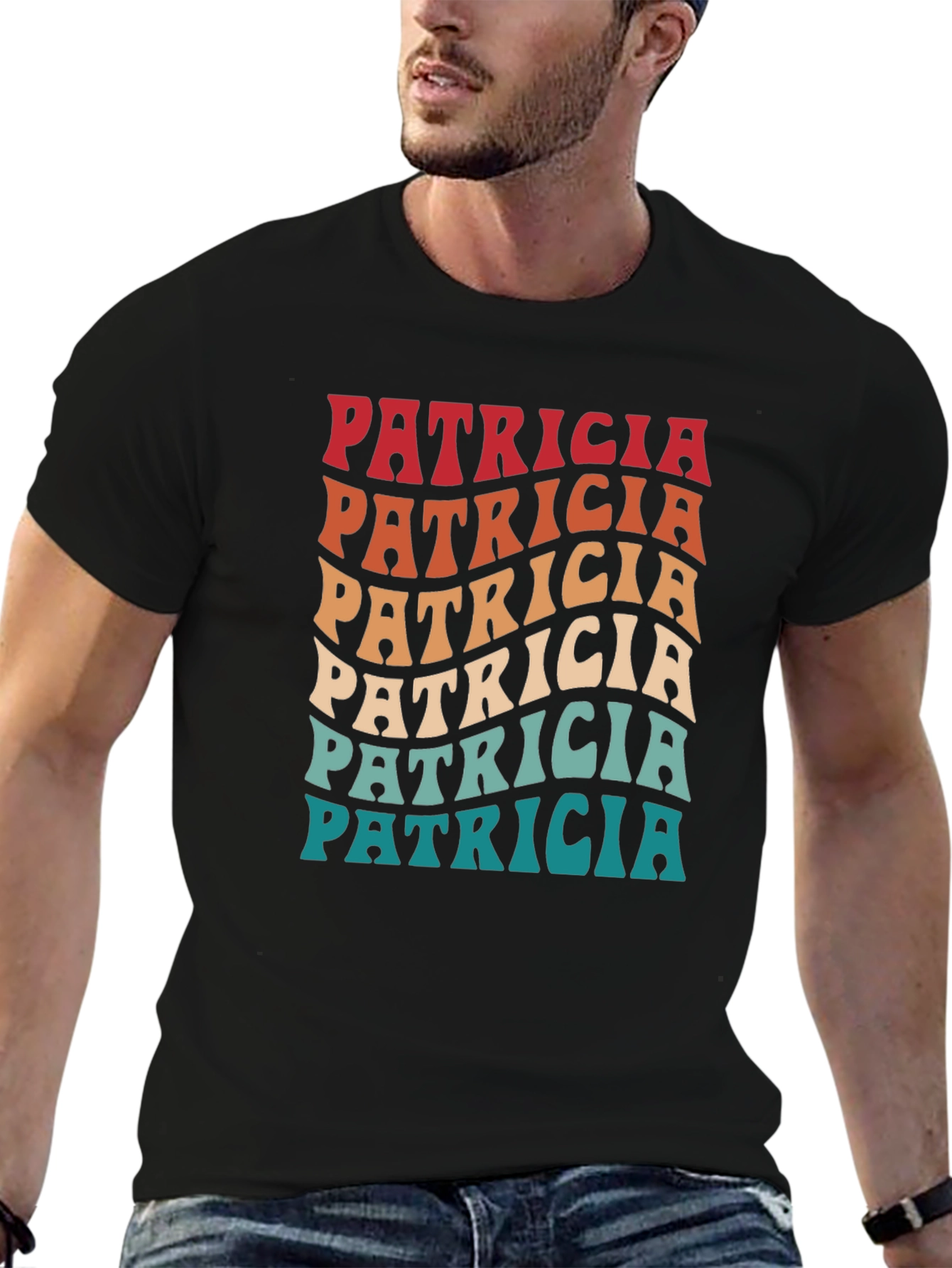 Retro Patricia Personalized Name T-Shirt