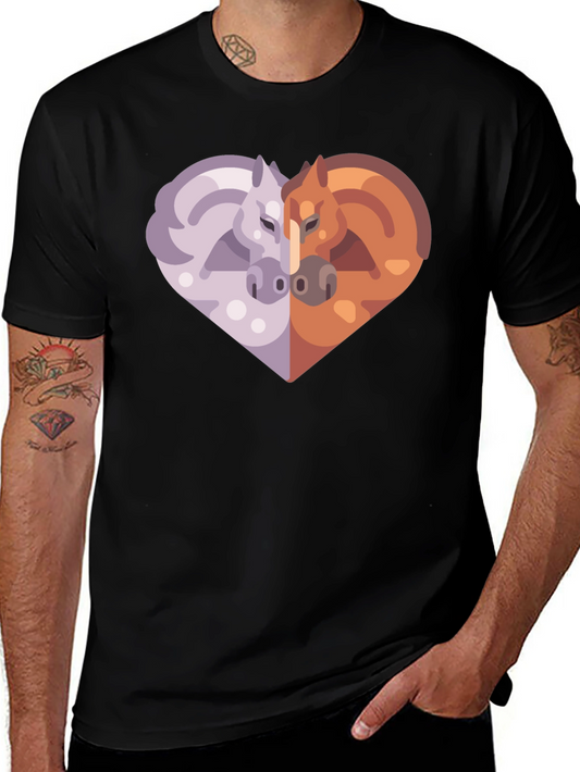 Heart Horses Graphic Tee