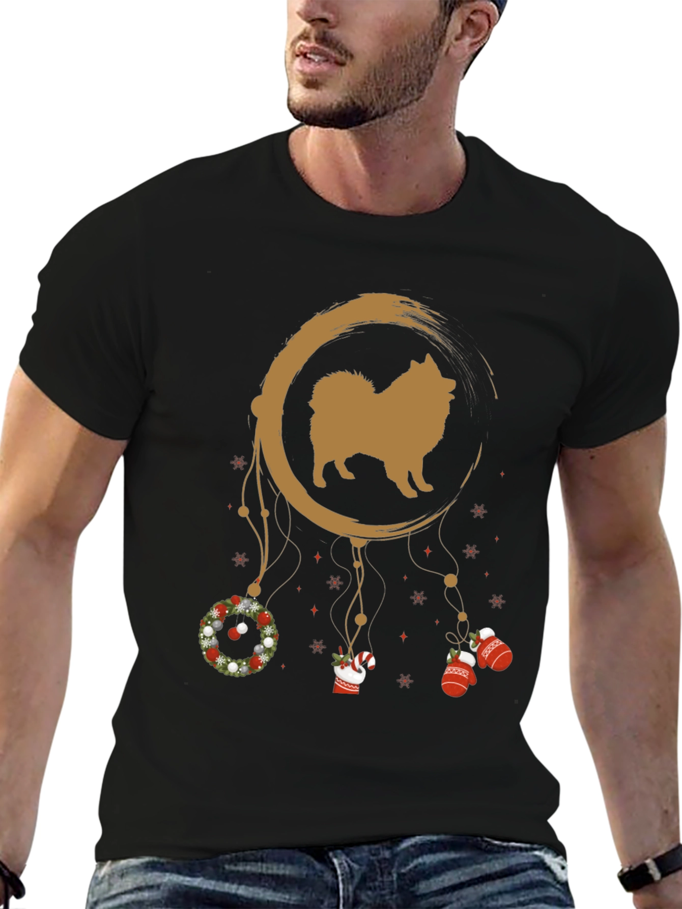 Dog Breed Dreamcatcher Christmas T-Shirt