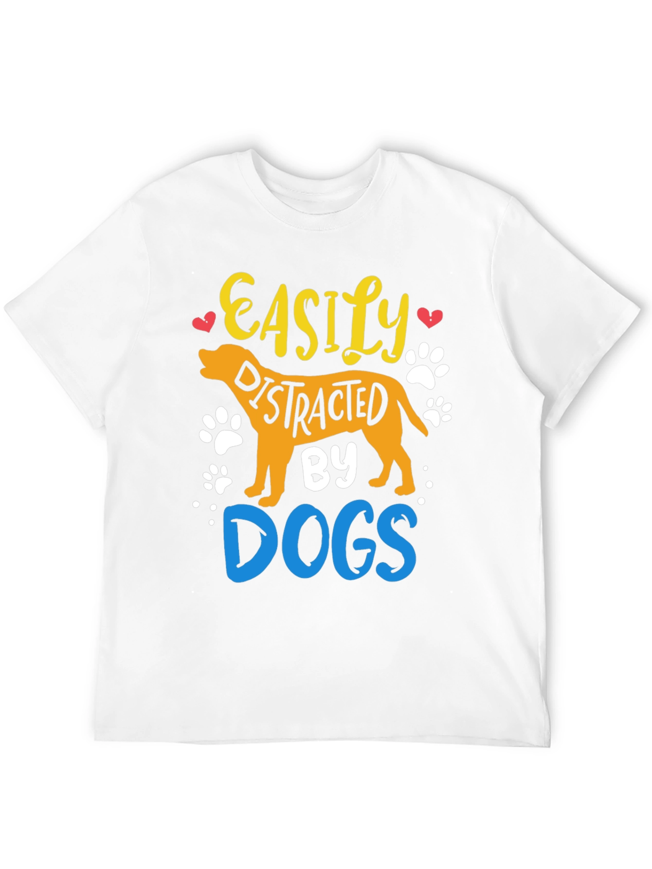 Easily Distracted By Dogs Graphic Tee