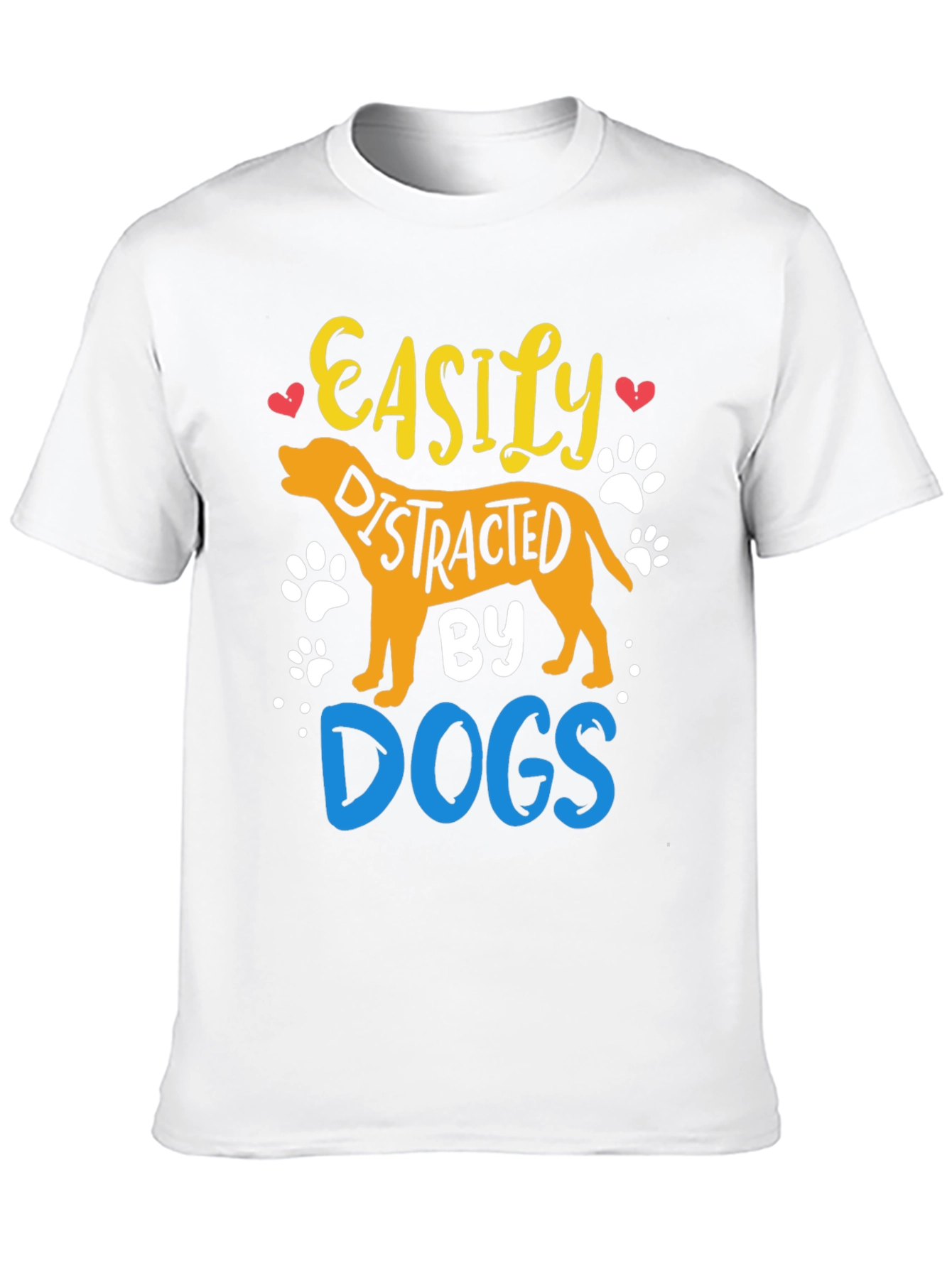 Easily Distracted By Dogs Graphic Tee