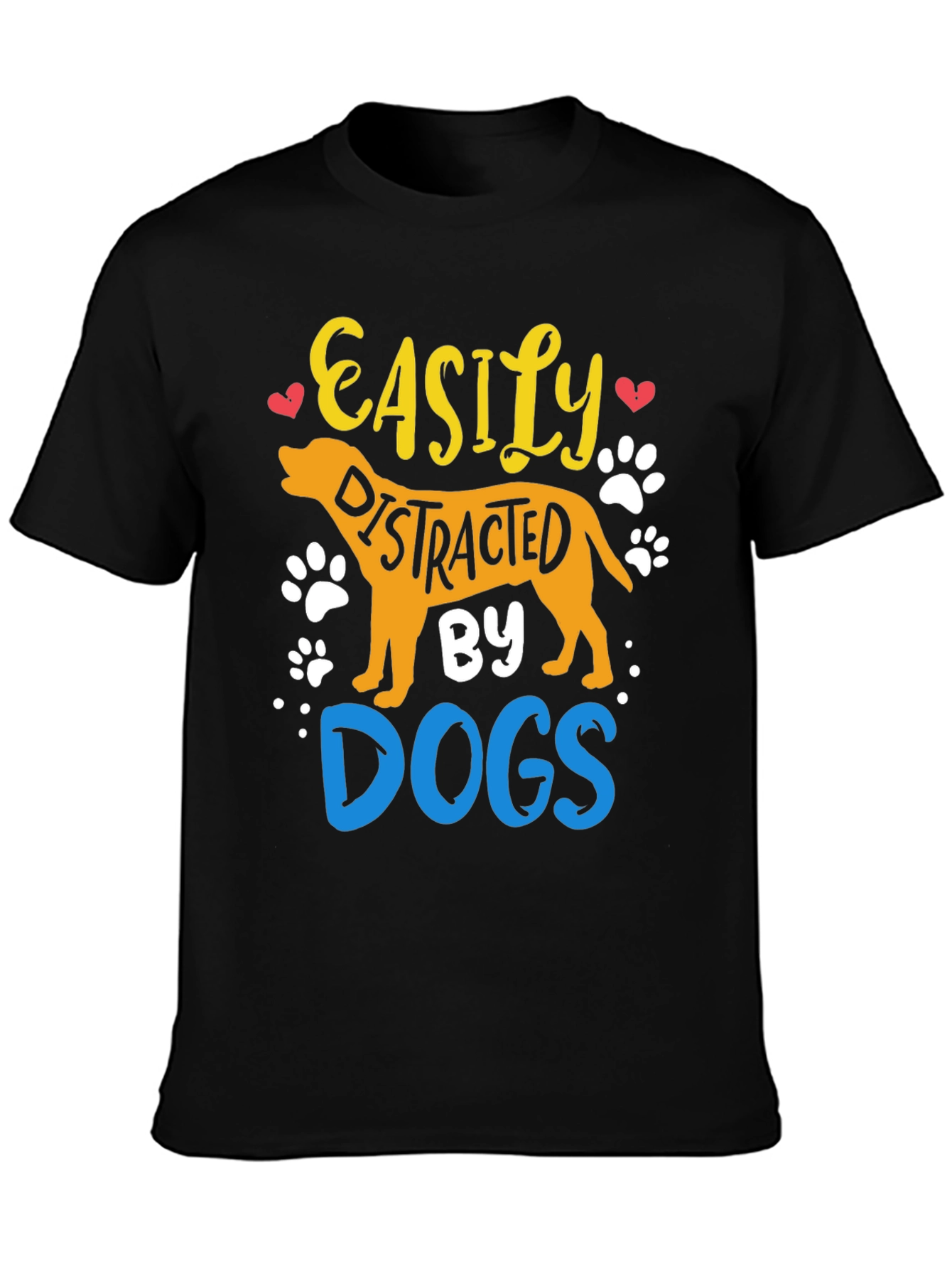 Easily Distracted By Dogs Graphic Tee