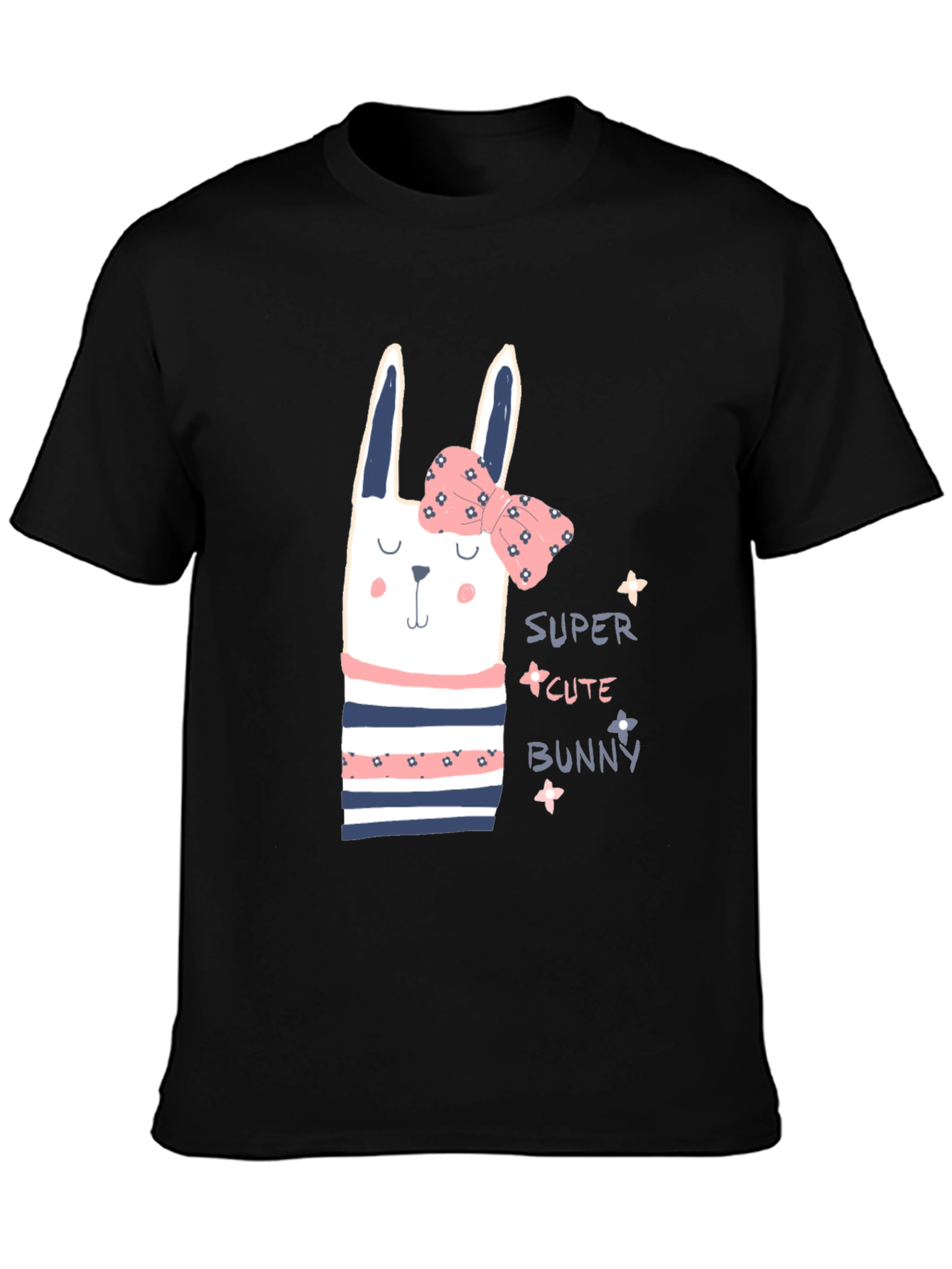 Cute Bunny Graphic Tee - Stylish Cotton T-Shirt