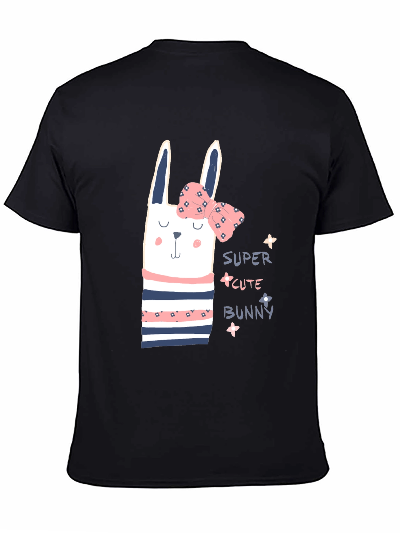 Cute Bunny Graphic Tee - Stylish Cotton T-Shirt