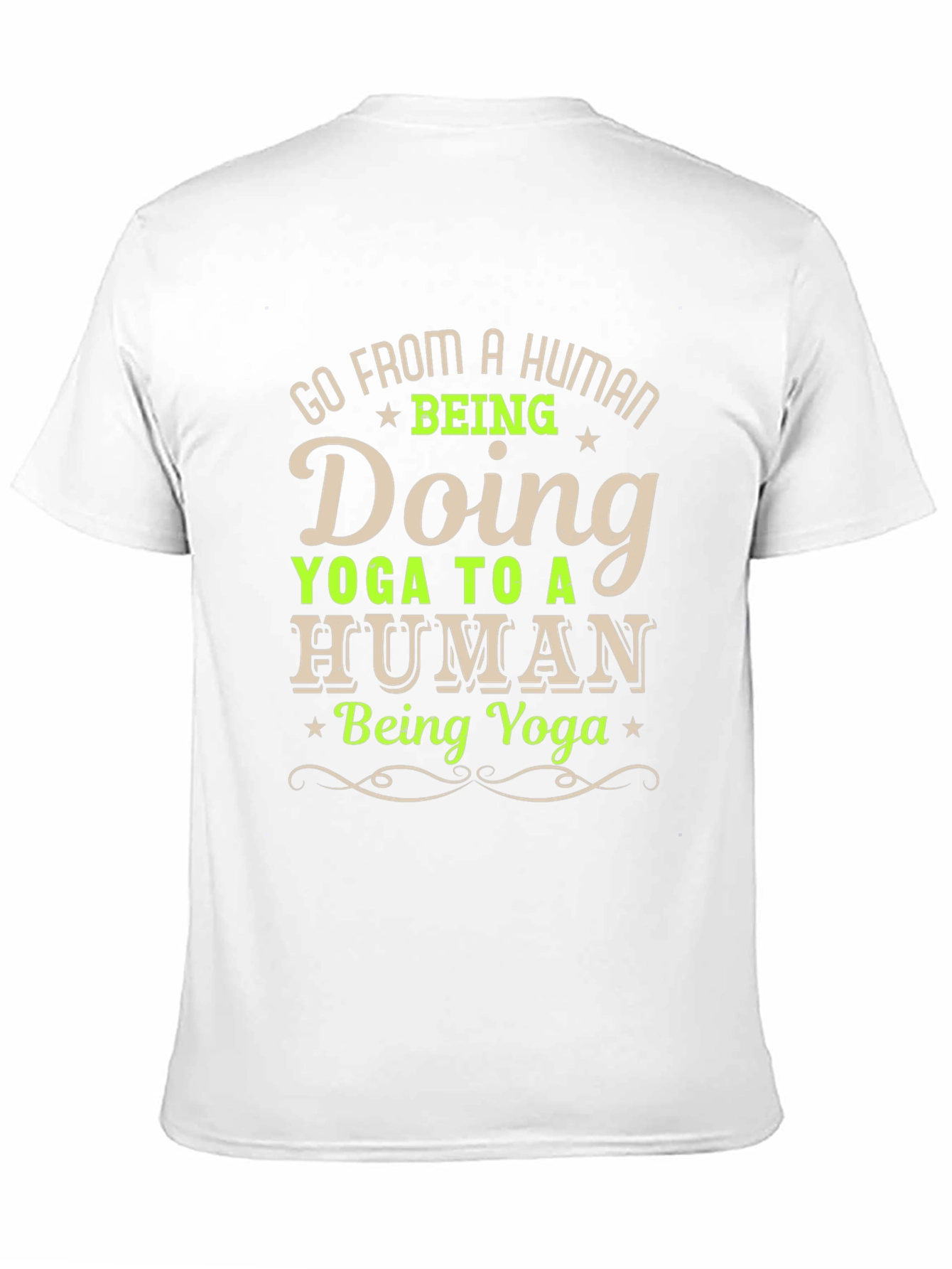 Yoga Human T-Shirt - Funny Yoga Lover Tee
