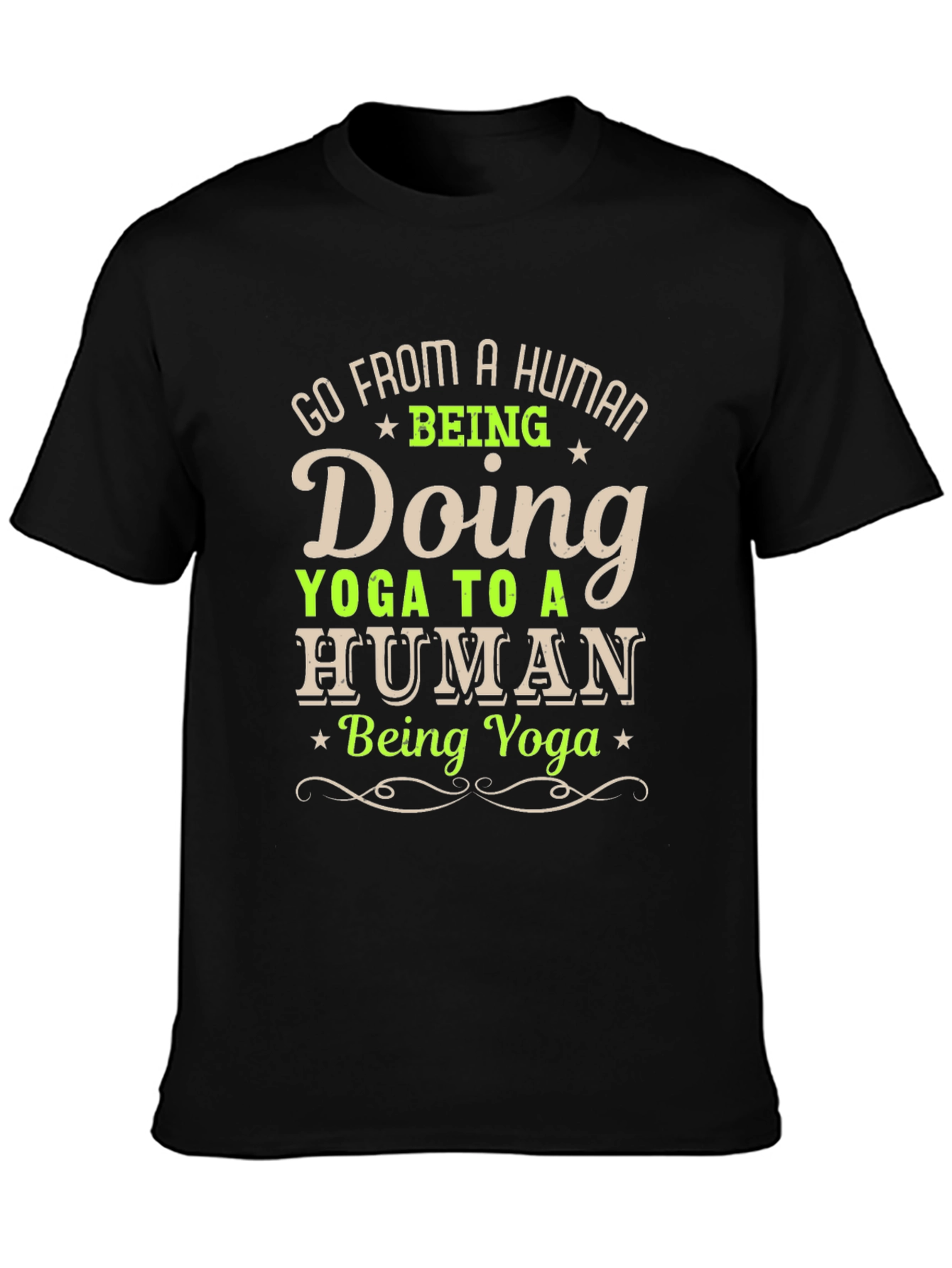 Yoga Human T-Shirt - Funny Yoga Lover Tee