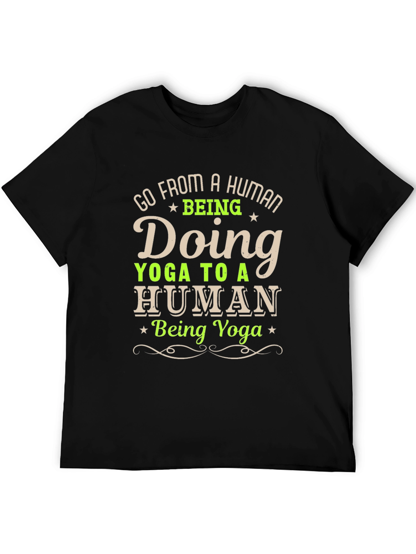 Yoga Human T-Shirt - Funny Yoga Lover Tee