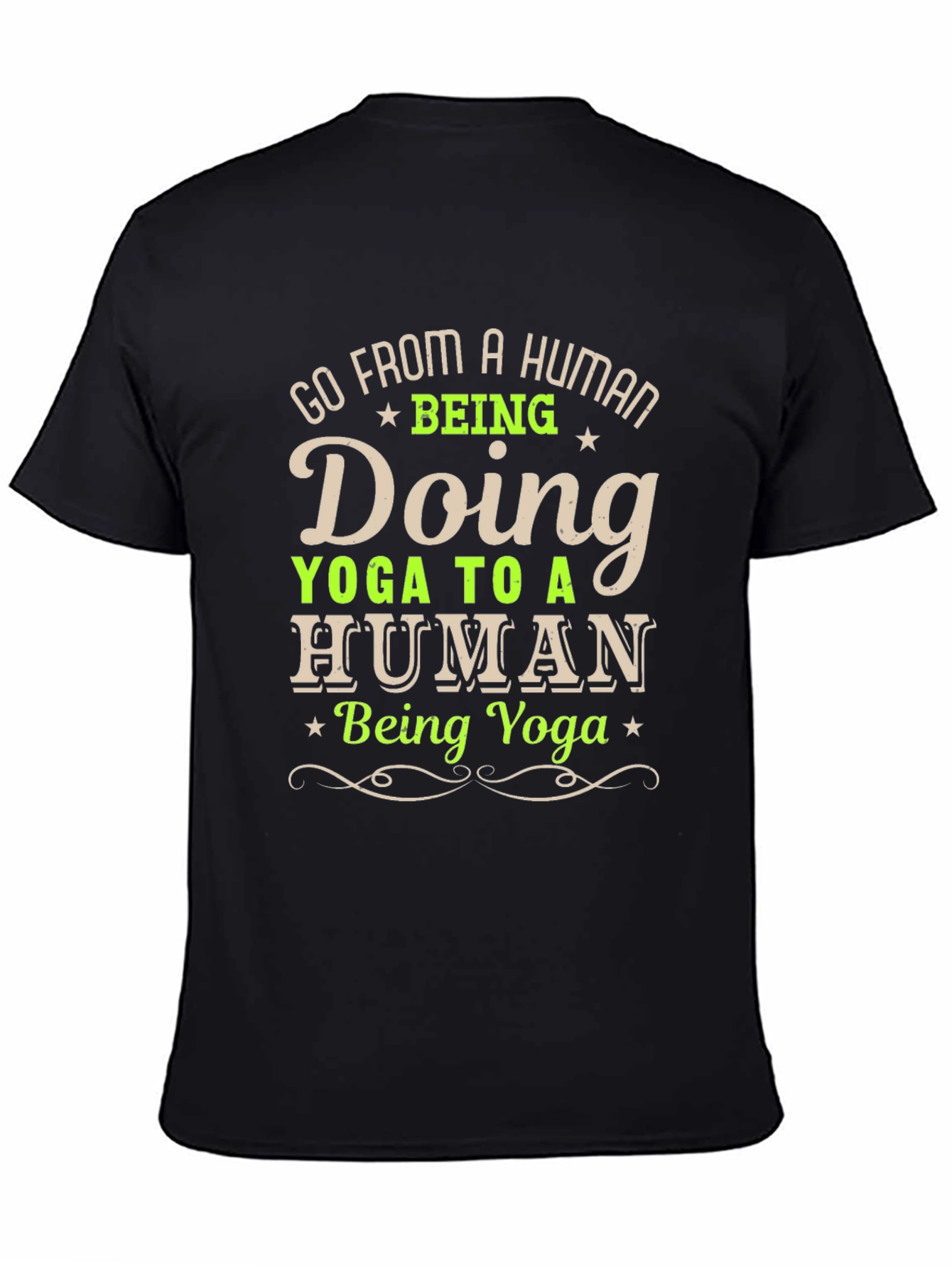 Yoga Human T-Shirt - Funny Yoga Lover Tee