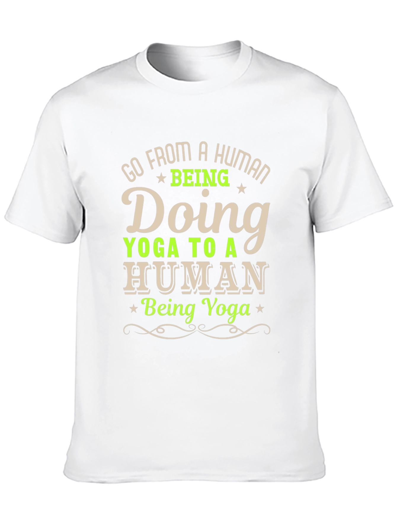 Yoga Human T-Shirt - Funny Yoga Lover Tee