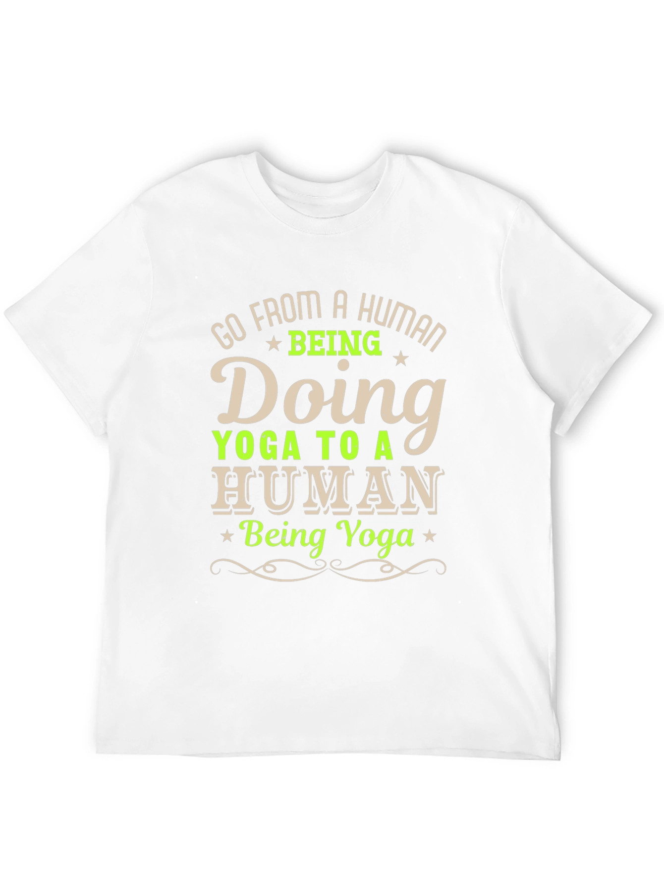 Yoga Human T-Shirt - Funny Yoga Lover Tee