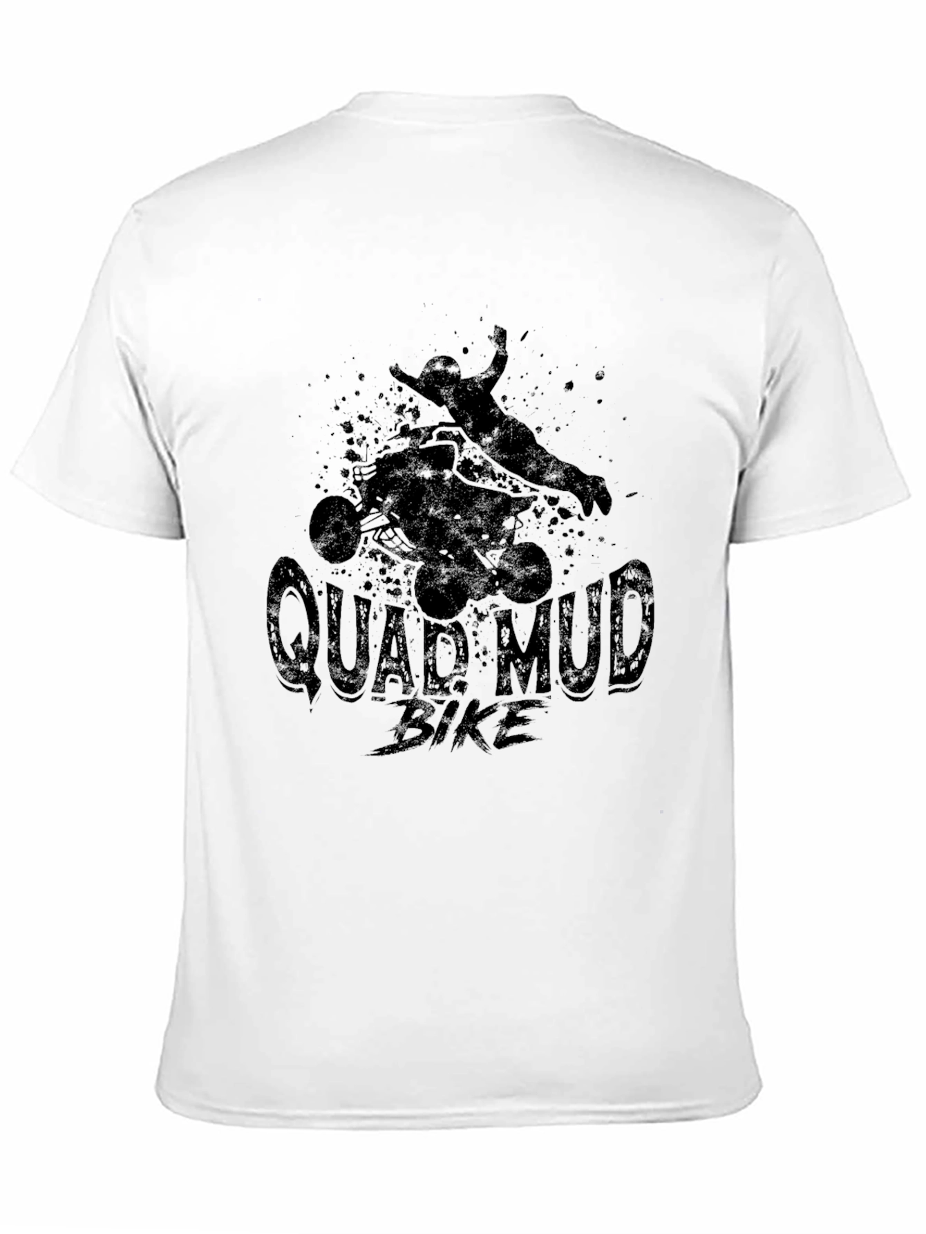 Quad Mud Bike Black T-Shirt
