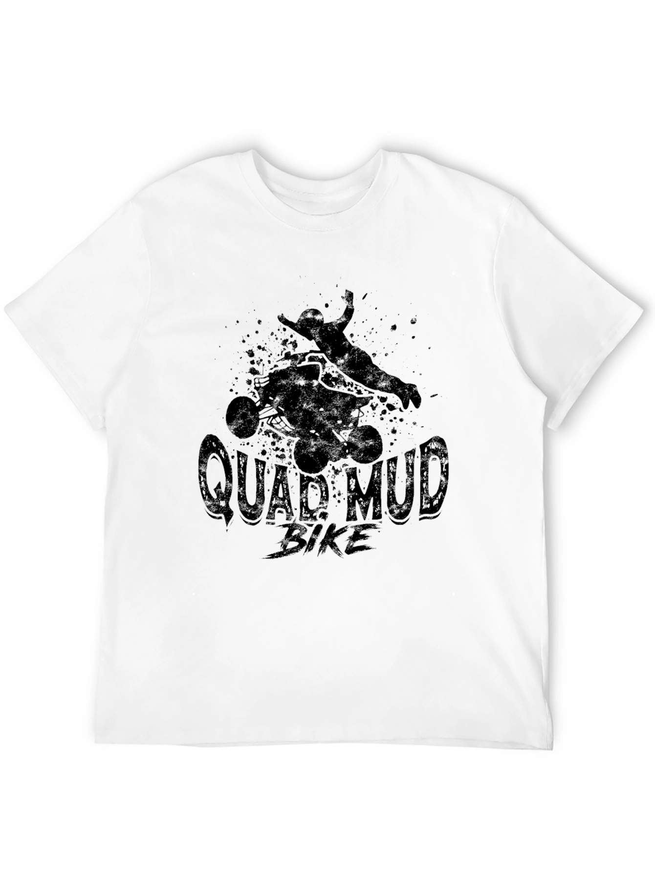 Quad Mud Bike Black T-Shirt
