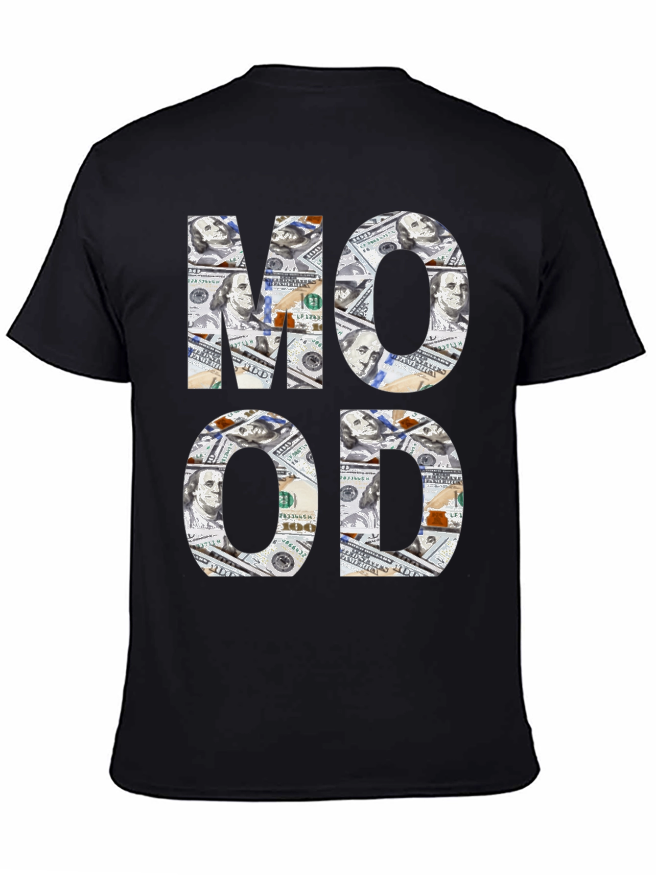 Money Mood Black Graphic Tee