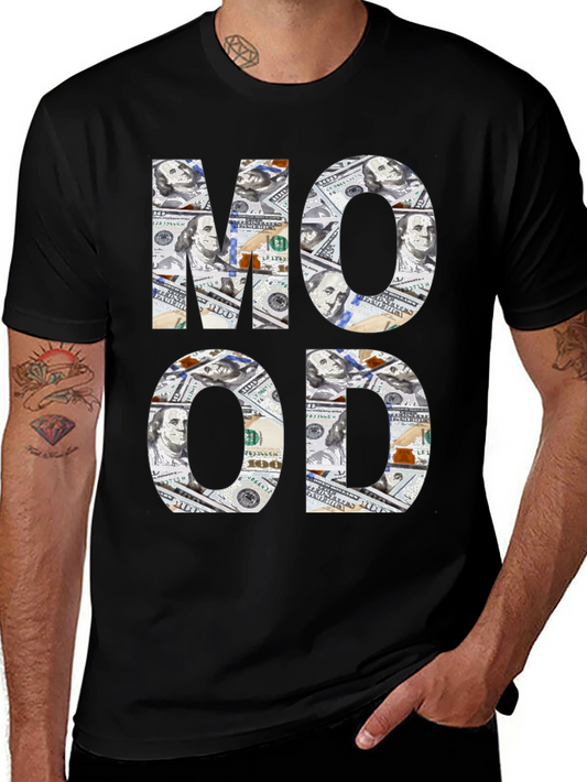 Money Mood Black Graphic Tee