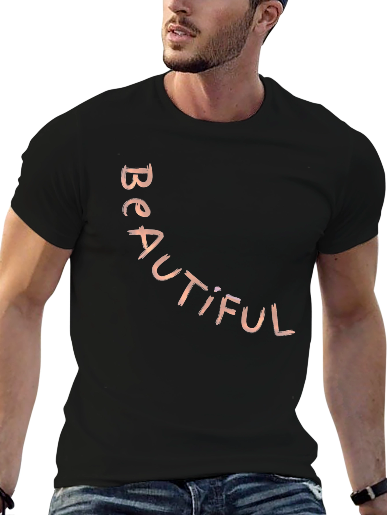 Beautiful Graphic Tee - Soft Cotton Crewneck