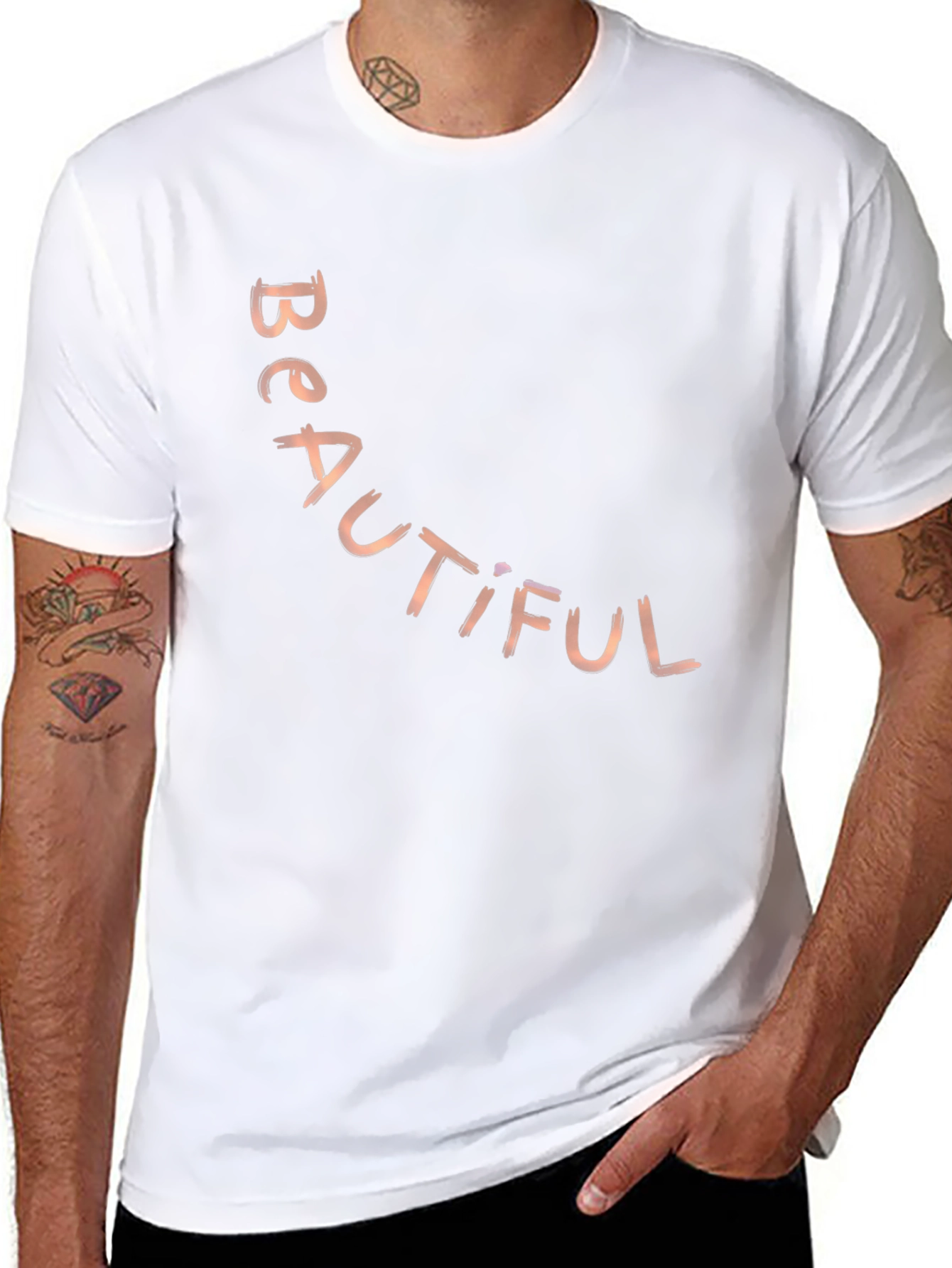 Beautiful Graphic Tee - Soft Cotton Crewneck