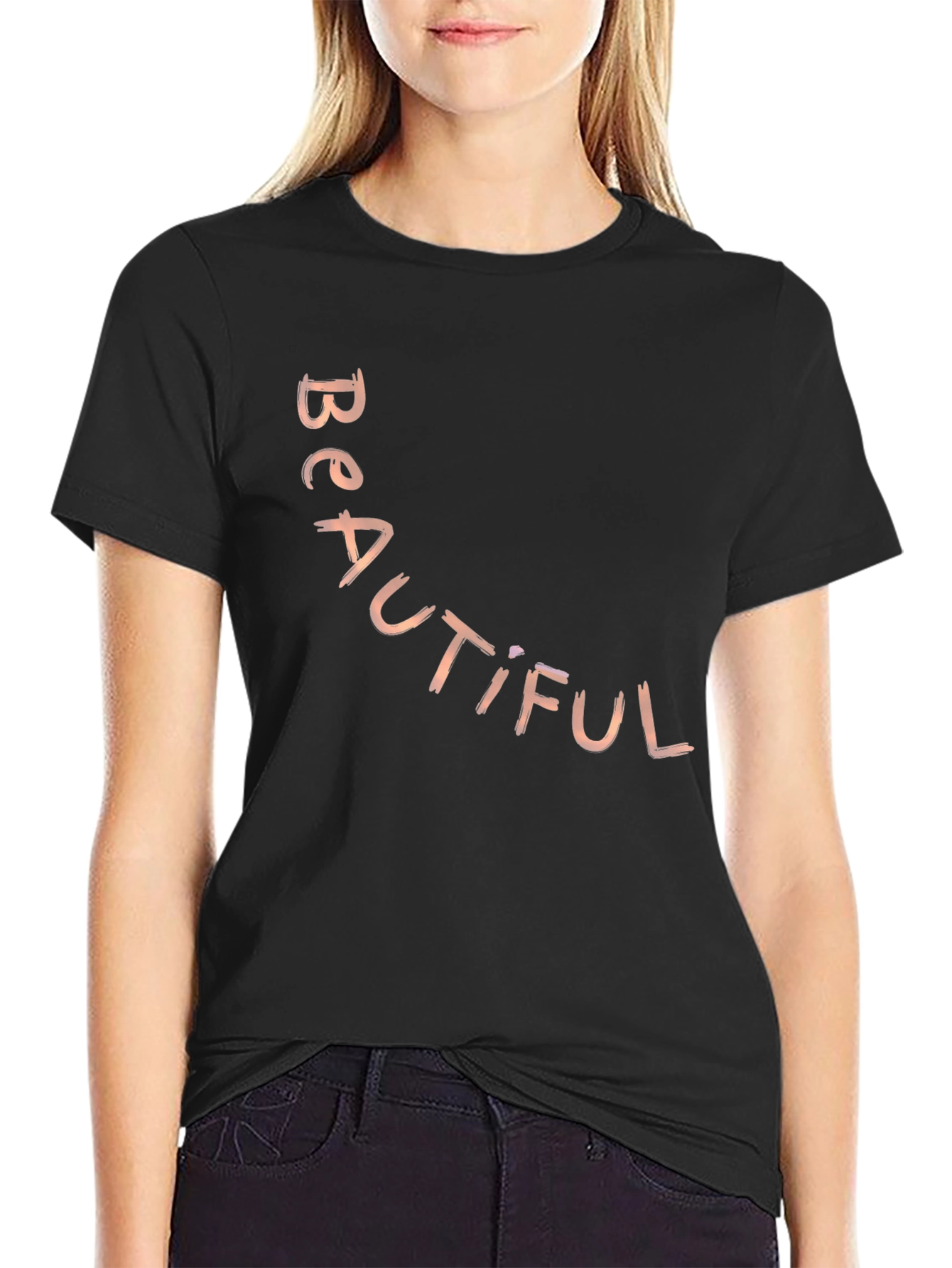 Beautiful Graphic Tee - Soft Cotton Crewneck
