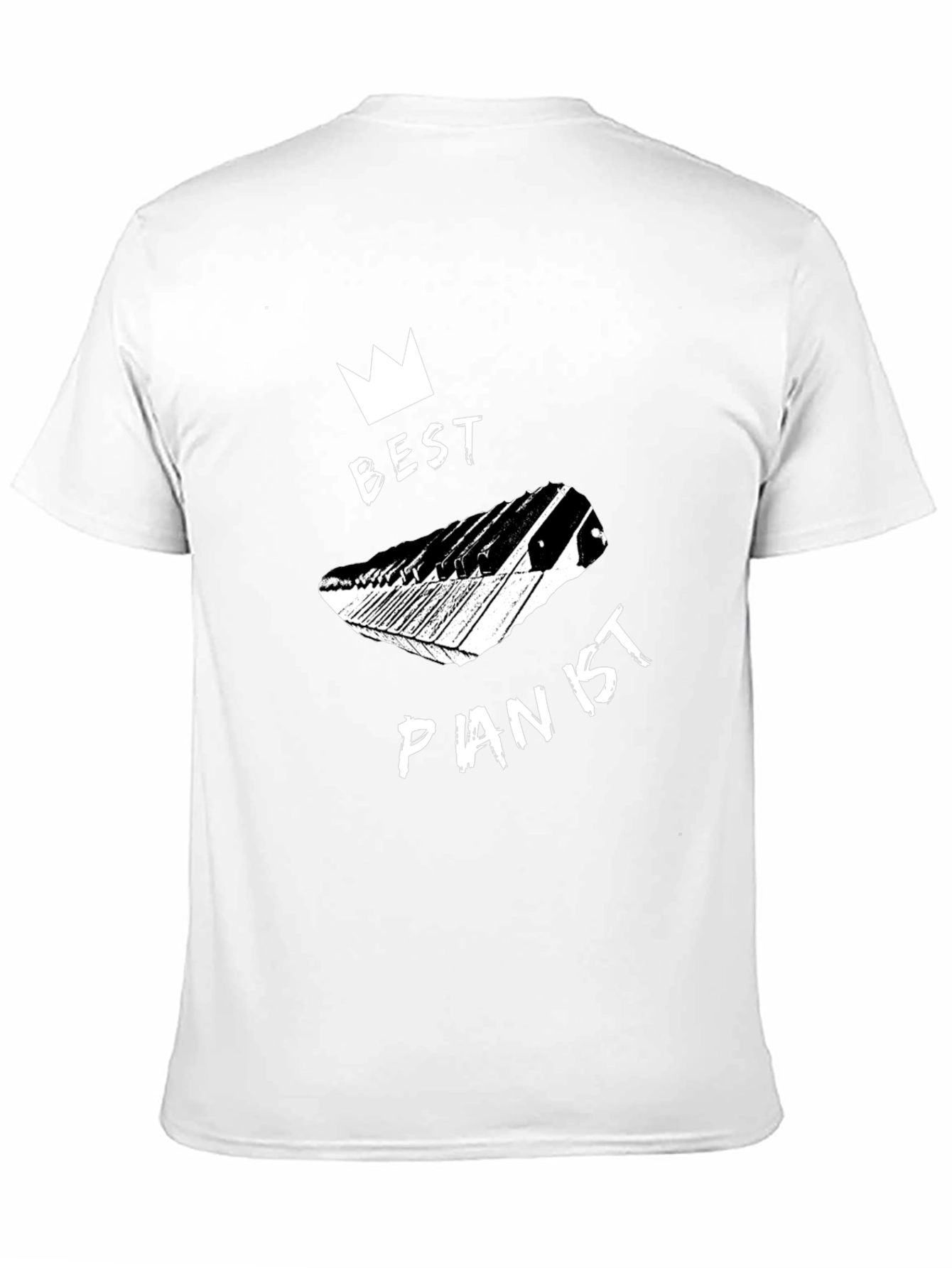 Best Pianist Black Graphic Tee