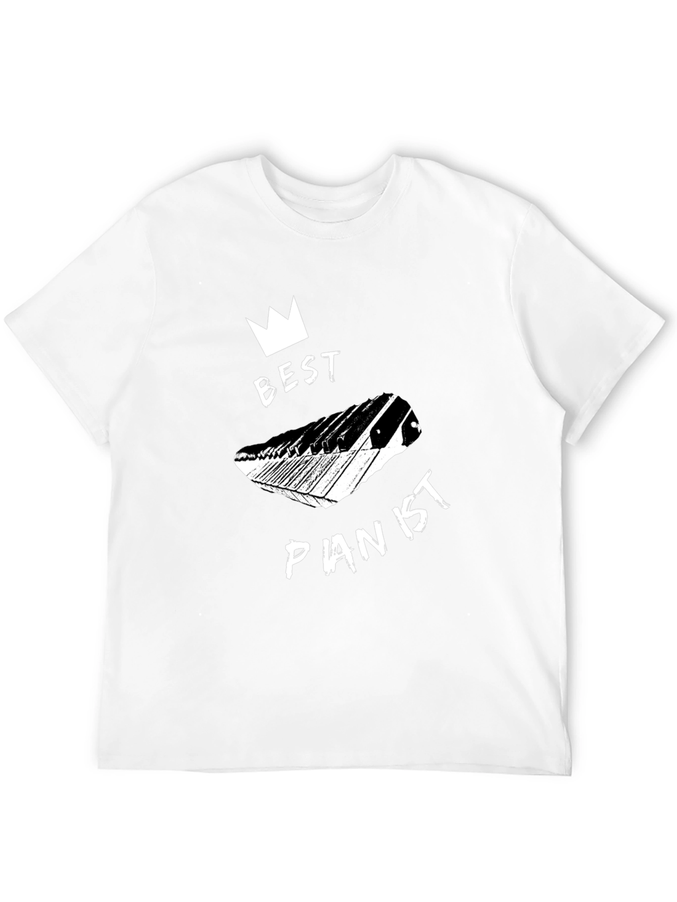 Best Pianist Black Graphic Tee