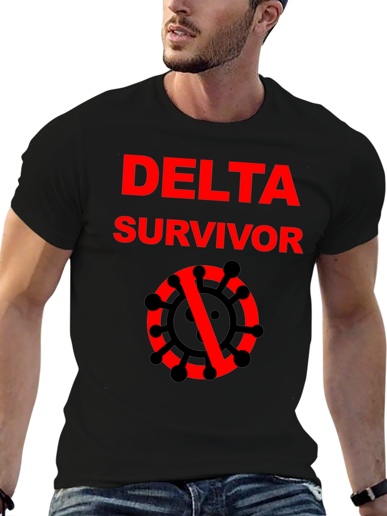 Delta Survivor Graphic Tee - Virus Awareness