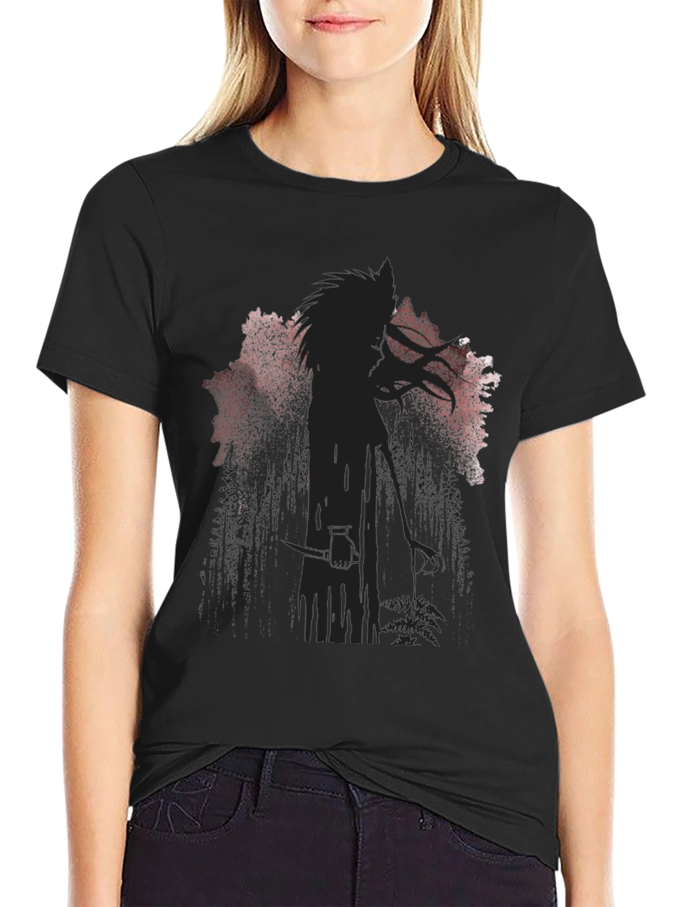 Grim Reaper Graphic Tee - Black T-Shirt