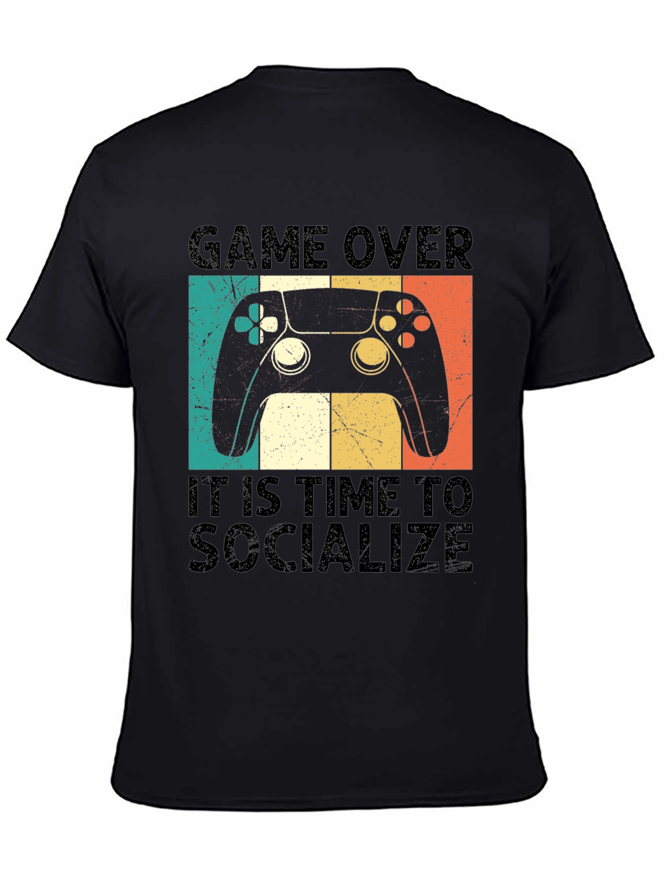 Game Over Socialize T-Shirt Gamer Tee