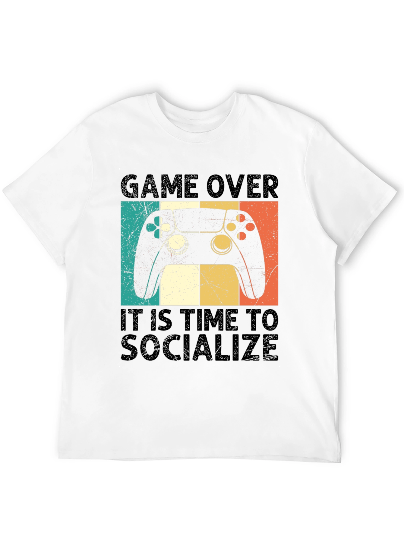 Game Over Socialize T-Shirt Gamer Tee