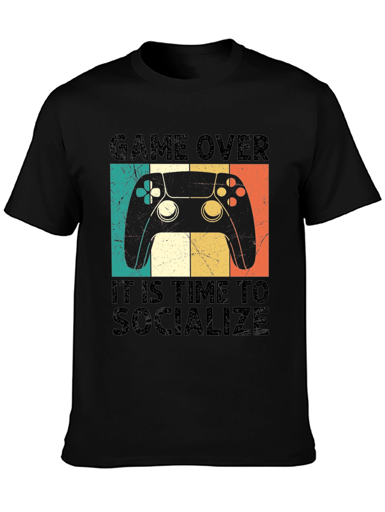 Game Over Socialize T-Shirt Gamer Tee
