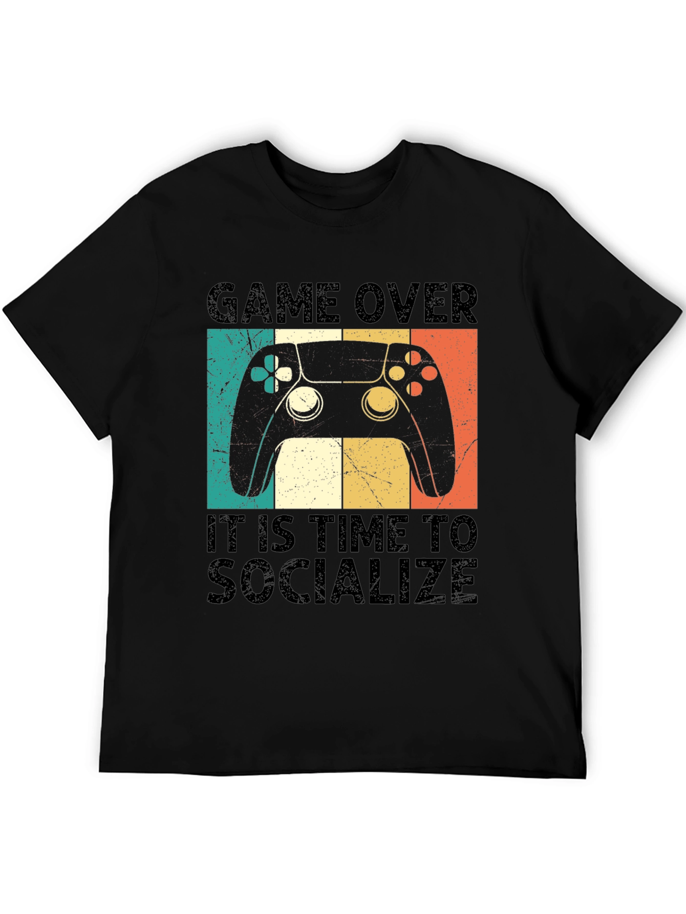 Game Over Socialize T-Shirt Gamer Tee
