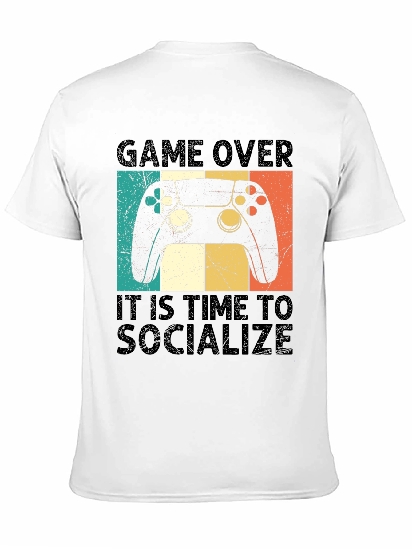 Game Over Socialize T-Shirt Gamer Tee