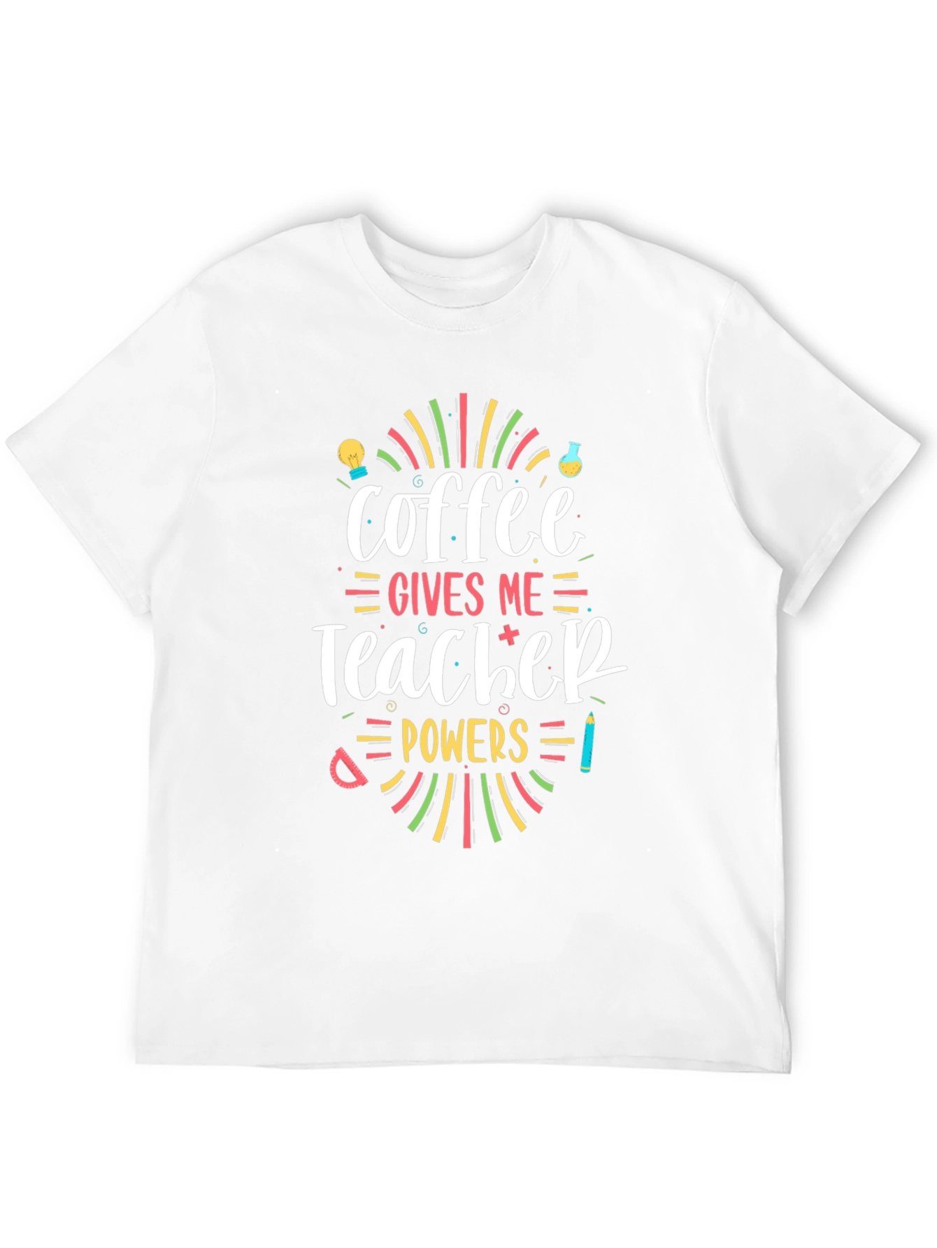 Coffee Gives Me Teacher Powers Graphic T-Shirt
