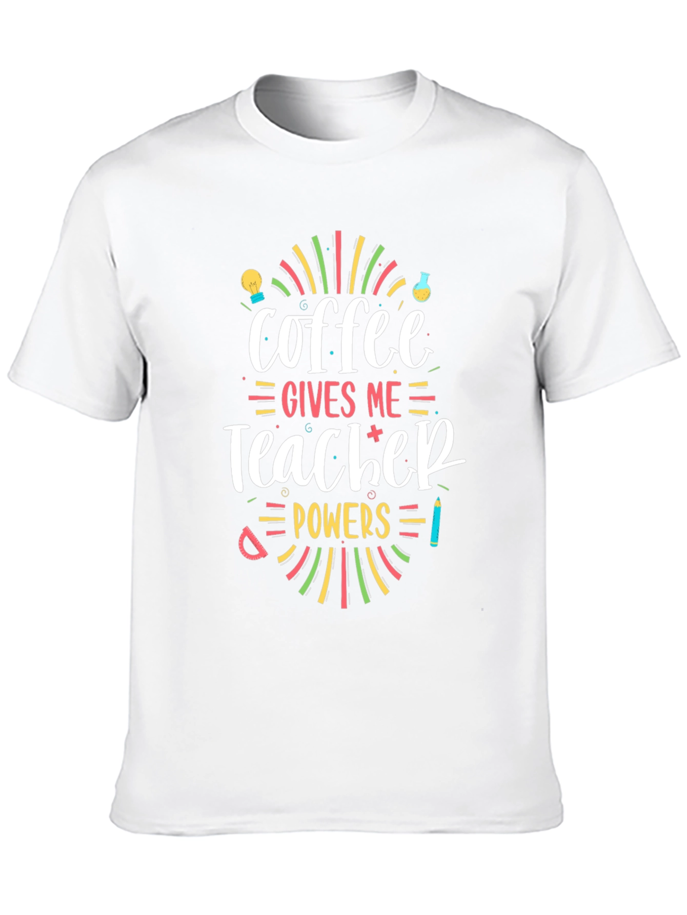 Coffee Gives Me Teacher Powers Graphic T-Shirt