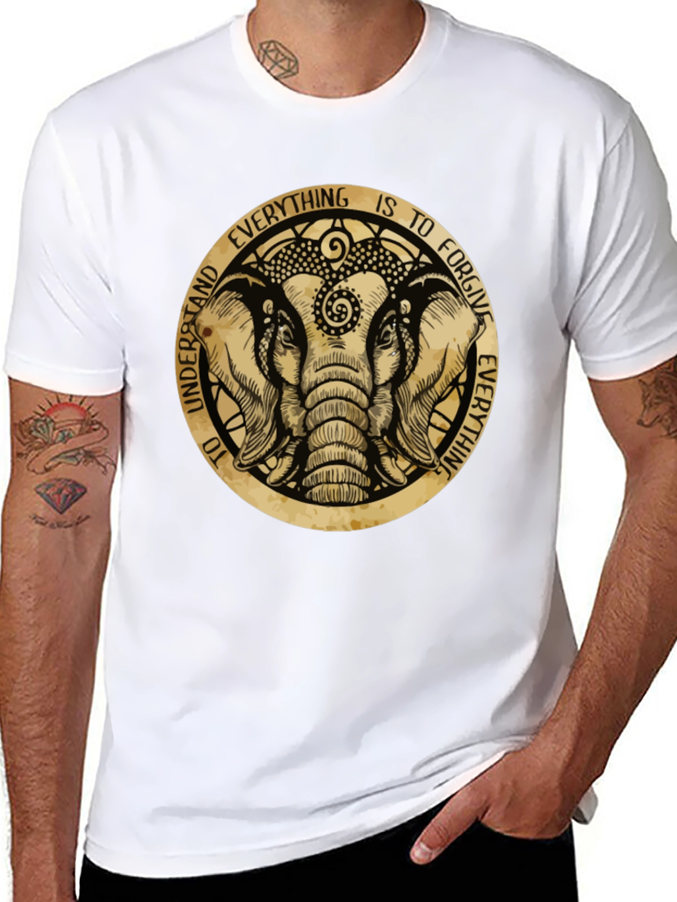 Elephant Forgiveness Graphic T-Shirt