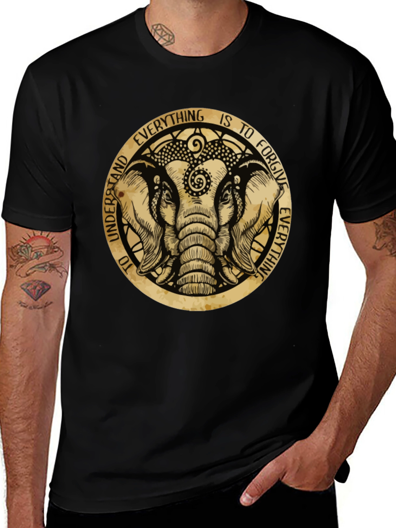 Elephant Forgiveness Graphic T-Shirt