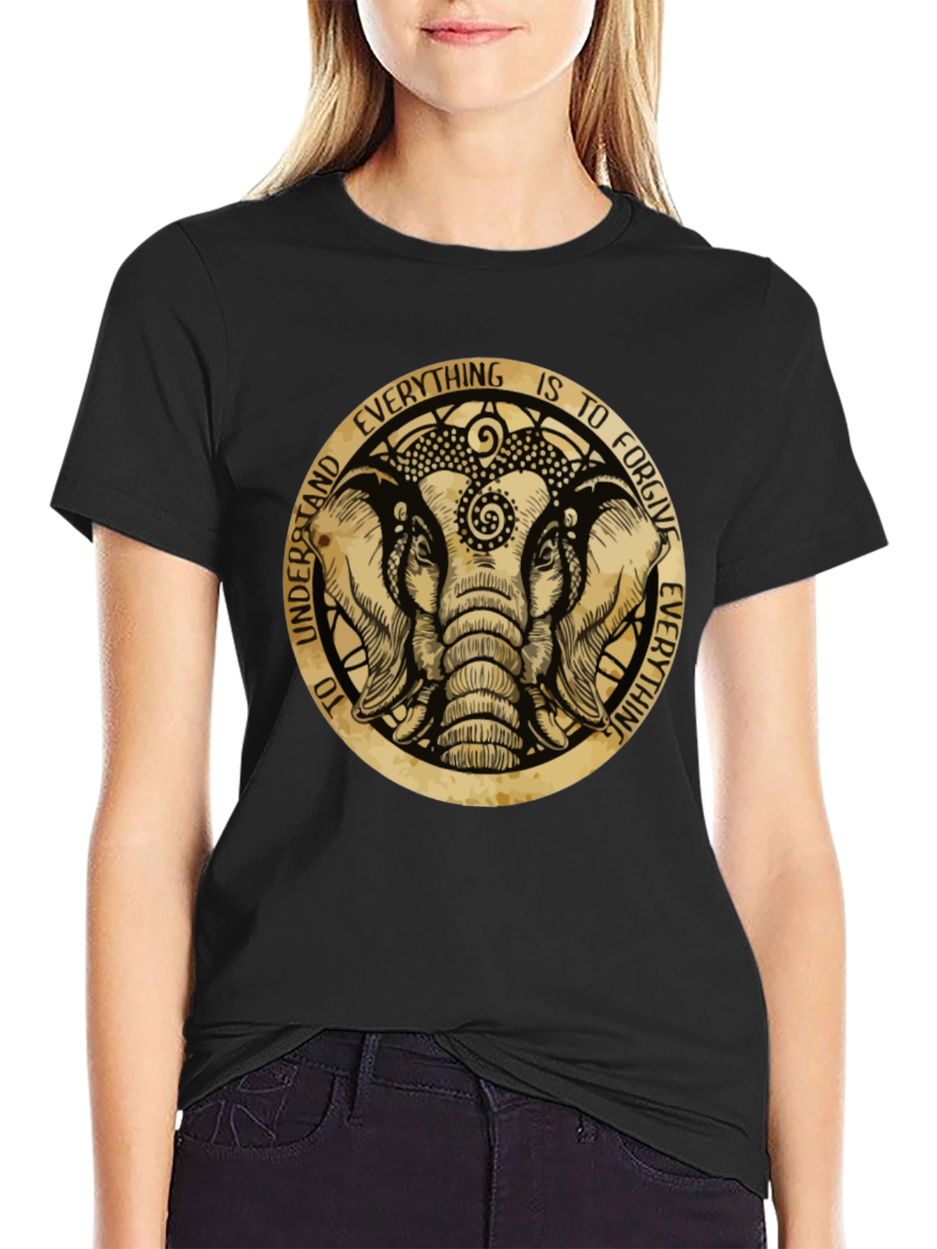 Elephant Forgiveness Graphic T-Shirt