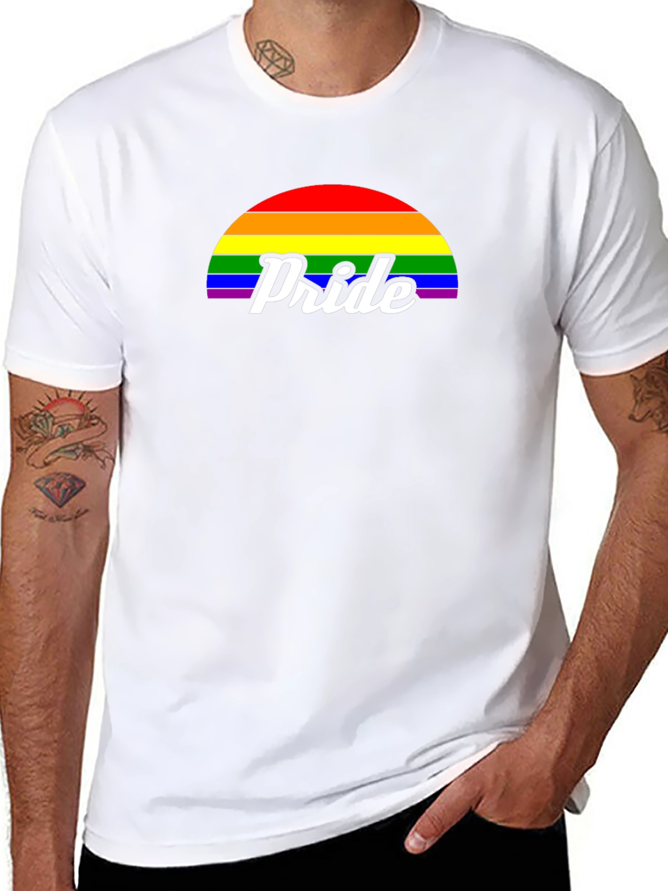 Pride Rainbow T-Shirt - LGBTQ+ Equality Tee